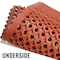 Rhino Mats K-Series Drainage Mat, Rubber, Drainage Holes, 3 ft W x 3 ft L, Terra Cotta K3-3636R - alternate 8